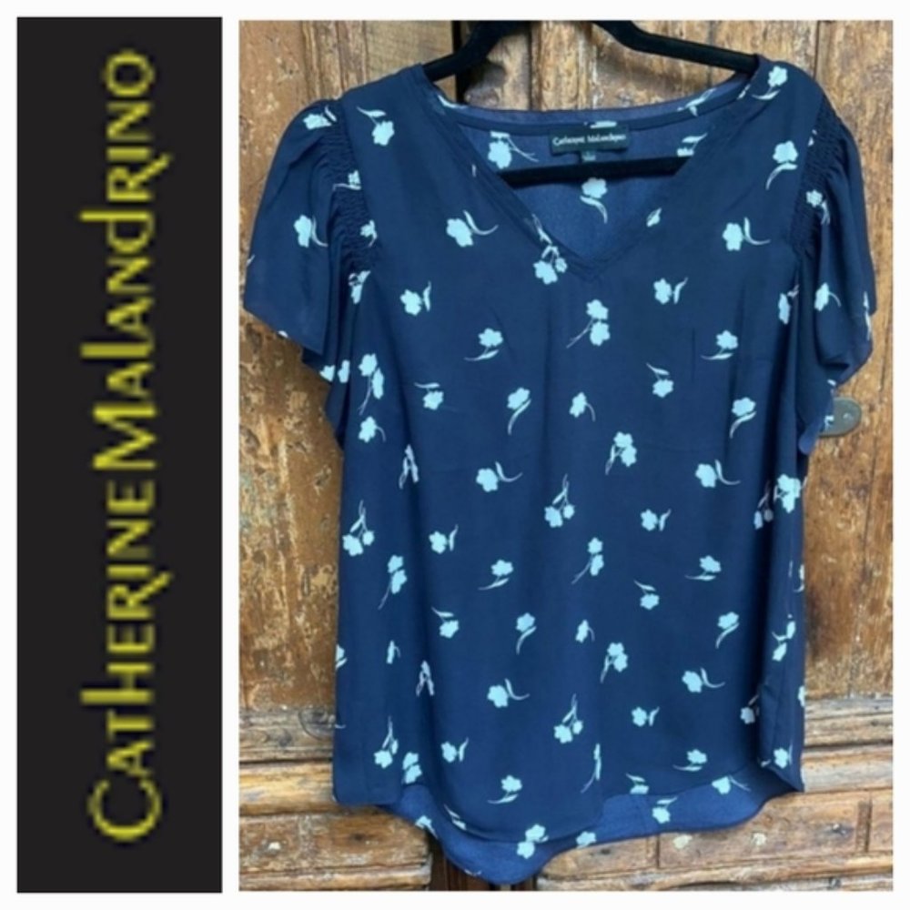 💕5 for $25 💕CATHERINE MALANDRINO - Summer Blouse